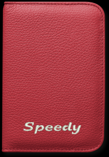 WALES s výšivkou textu barva: červená, Branding: výšivka, Typ písma: Speedy