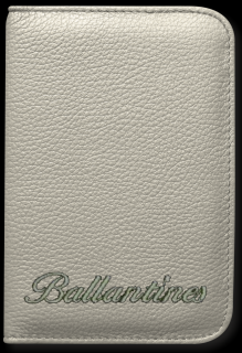 WALES s výšivkou textu barva: slonová kost, Branding: výšivka, Typ písma: Ballantines