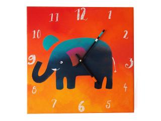 Keramické hodiny - Slon I