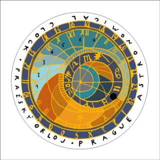 Magnetická placka velká - Pražský orloj