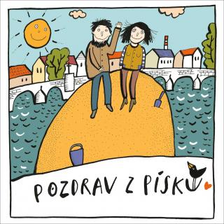 Pohled - Pozdrav z písku