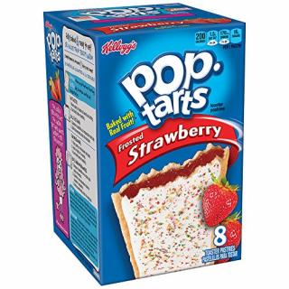 Kellogg's Pop Tarts Toaster Pastries Frosted Strawberry 398g