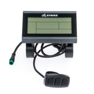 LCD Displej pro přímý pohon s ovládáním intenzity příšlapu (MR15) - EVBIKE