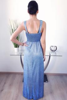 Blankytně modré šaty ELLEN Velikost: S