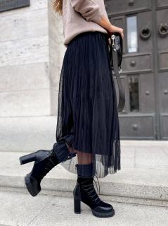 Tylová sukně černá Velikost: UNI+L