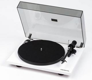 Pro-Ject Essential III Phono + OM10 bílá lesk