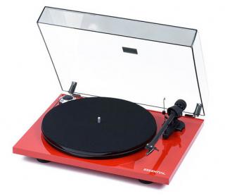 Pro-Ject Essential III Phono + OM10 červená lesk