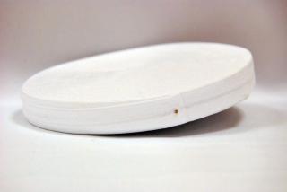 Pruženka lemovací půlená 19 mm, bílá