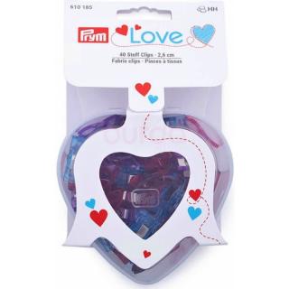 Svorky na textil 2,6 cm - box PRYM LOVE