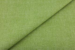 Zelená bavlna lněný efekt - zbytek látky