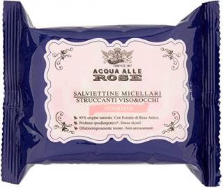 Acqua alle Rose jemné micelární čisticí pleťové ubrousky, 20 ks
