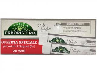 Antica Erboristeria zubní pasta Bianco & Igiene, 2x75 ml