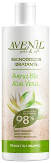 Avenil Pure&Soft hydratační sprchový gel s výtažkem z BIO ovsa setého a Aloe Vera, 400 ml