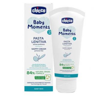 Chicco Baby Moments zklidňující dětský krém proti opruzeninám, 100 ml