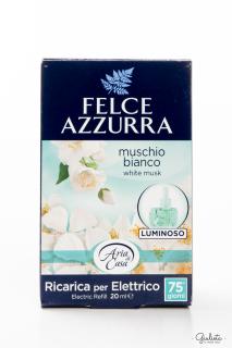 Felce Azzurra náhradní náplň do elektrického osvěžovače, Muschio Bianco, 20 ml