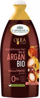L'Angelica Olea Naturae sprchový gel/pěna do koupele Argan Bio Vellutante, 520 ml