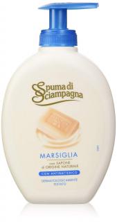 Spuma di Sciampagna antibakteriální tekuté krémové Marseillské mýdlo s dávkovačem, 250 ml