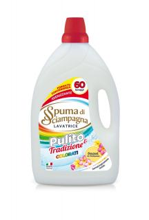 Spuma di Sciampagna prací gel na barevné prádlo, 60 pracích dávek
