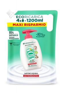 Vidal Sapone Liquido con Antibatterico antibakteriální tekuté mýdlo, náhradní náplň, 1200 ml