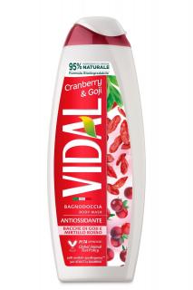Vidal sprchový gel Cranberry & Goji, 500 ml