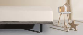 Velfont Aura nepropustné prostěradlo třívrstvé - krémová na matraci: 100 x 200 cm