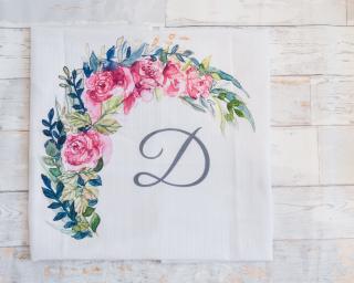 Květiny - monogram D