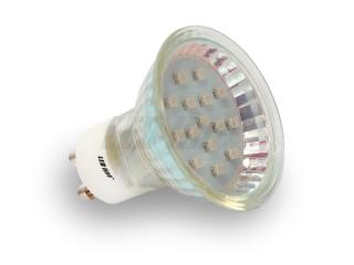 LED žárovka GU10  1W 70lm studená (10W)