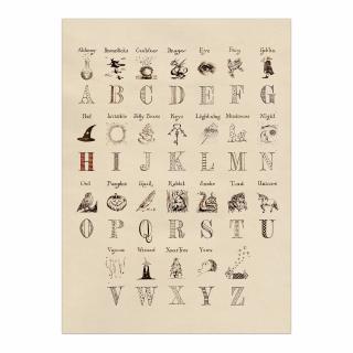Alphabet Harry Potter plakát