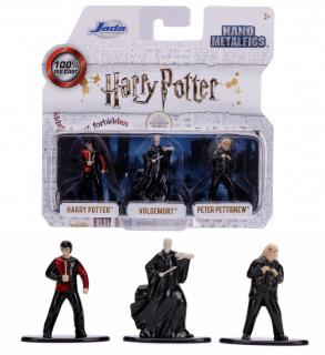 Harry Potter Nano Metalfigs Diecast Mini Figures Postavy: 3 Pack HVP