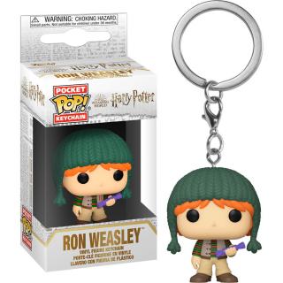 Harry Potter Pocket POP! Vinyl Klíčenka Ron Weasley s čepicí