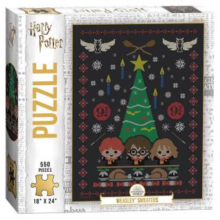 Harry Potter Puzzle Weasley Sweaters 550 dílků