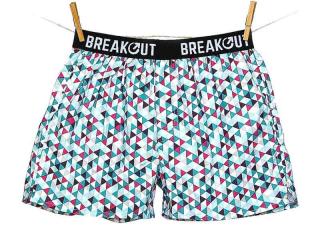 Pánské trenýrky GEO PURPLE Breakout Clothing Velikost: S/M