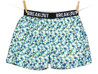 Pánské trenýrky GEO TURQUOISE Breakout Clothing Velikost: S/M