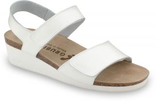 Grubin zdravotní dámská kožená obuv Merilyn sandále bílé 1853670 Barva obuvi: Bílá, Velikost obuvi: 36