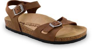 Grubin zdravotní dámská kožená obuv Rio sandále hnědá 0113510 Barva obuvi: Hnědá, Velikost obuvi: 36