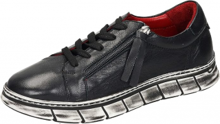 Manitu dámská kožená obuv polobotky černé 850108-01 Barva obuvi: Černá, Velikost obuvi: 37