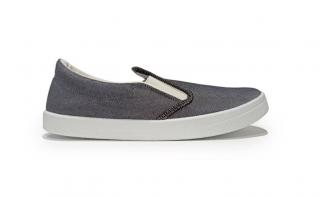 Anatomic tenisky SLIP ON AB05 - šedé s bílou podrážkou Vel.: 45