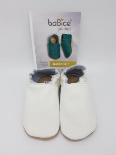 baBice barefoot capáčky BA001 - bílé Vel.: 18,5