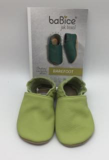 baBice barefoot capáčky BA051 - hráškové Vel.: 18,5