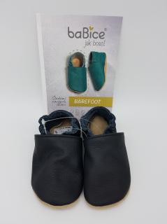 baBice barefoot capáčky BA053 - černé Vel.: 18,5