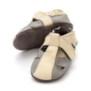 Liliputi capáčky - sandálky Atacama grey - 3-vrstvá podrážka Vel.: M