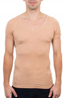 Neviditelné tričko s membránou a hlubokým výstřihem Typ: Neviditelné tričko s hlubokým výstřihem, Velikost: L