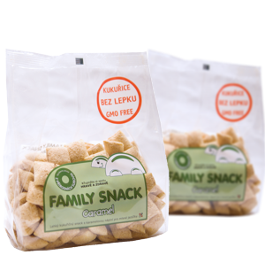 Family snack - PLNĚNÉ - různé druhy druh: Caramel 165g