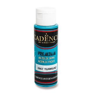 Akrylová barva CADENCE Premium, tyrkysová, 70 ml