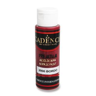 Akrylová barva CADENCE Premium, vínová, 70 ml