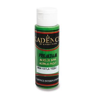 Akrylová barva CADENCE Premium, zelená, 70 ml