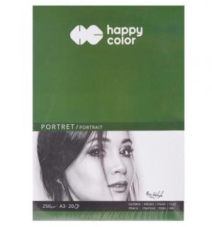 Blok A3/250g,20l BÍLÝ Portret Happy color