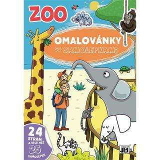 Cvičebnice se samolepkami A4+Zoo