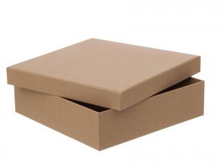 Dárková krabička - KRAFT 23,5x23,50x6,5 cm