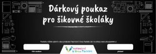 Dárkový poukaz- VOUCHER - Pro šikovné školáky Forma poukazu: emailem, Hodnota dárkového poukazu: 1000